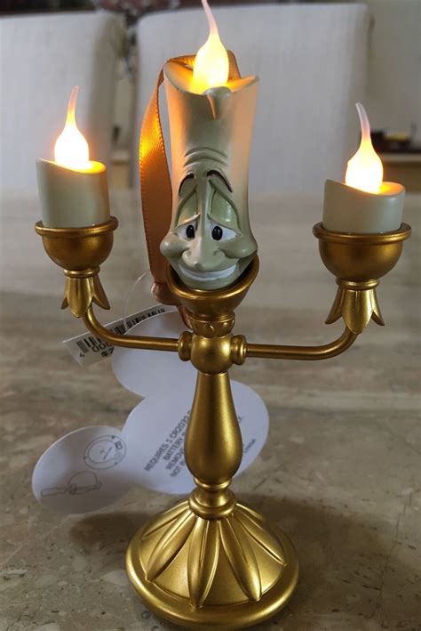 beauty and the beast candle